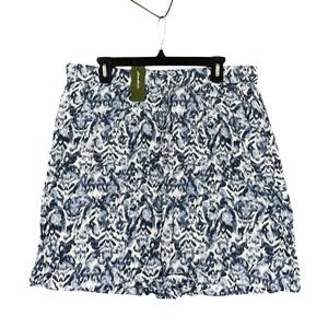 Eddie Bauer Skirt Sz‎ L Rayon Mini Outdoor Travel Style Modern Utility Trend
